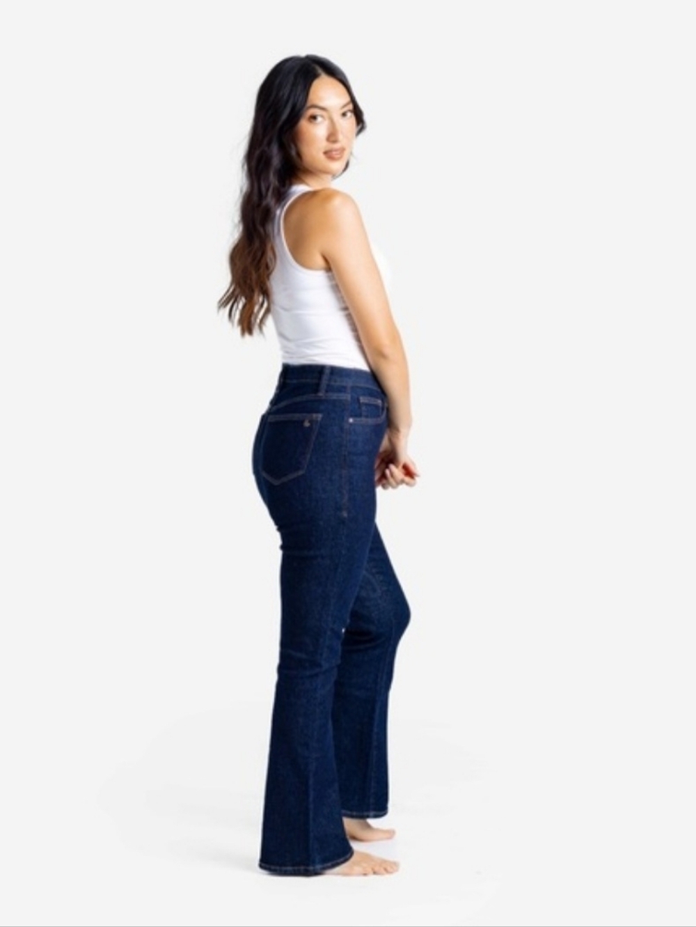 NWT Lularoe Skinny Flared Denim Jeans 28 - Picture 3 of 10